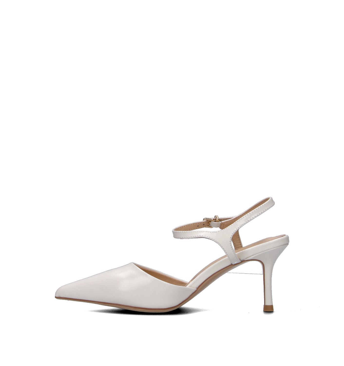 VIOLABLU' Slingback donna bianca in pelle