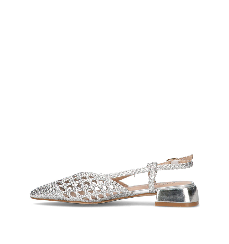 VIOLABLU' Slingback donna argento