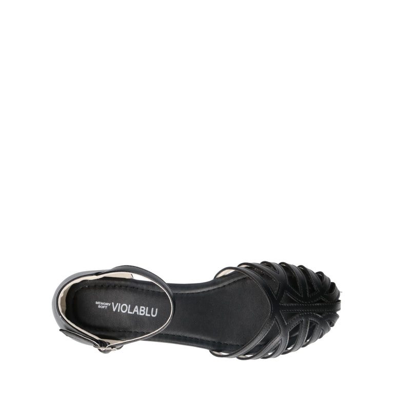 VIOLABLU' Sandalo donna nero