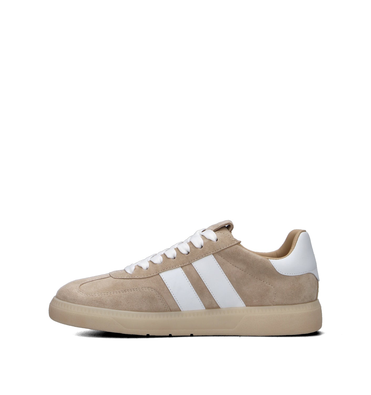 VIOLABLU' Sneaker donna beige/bianca in suede