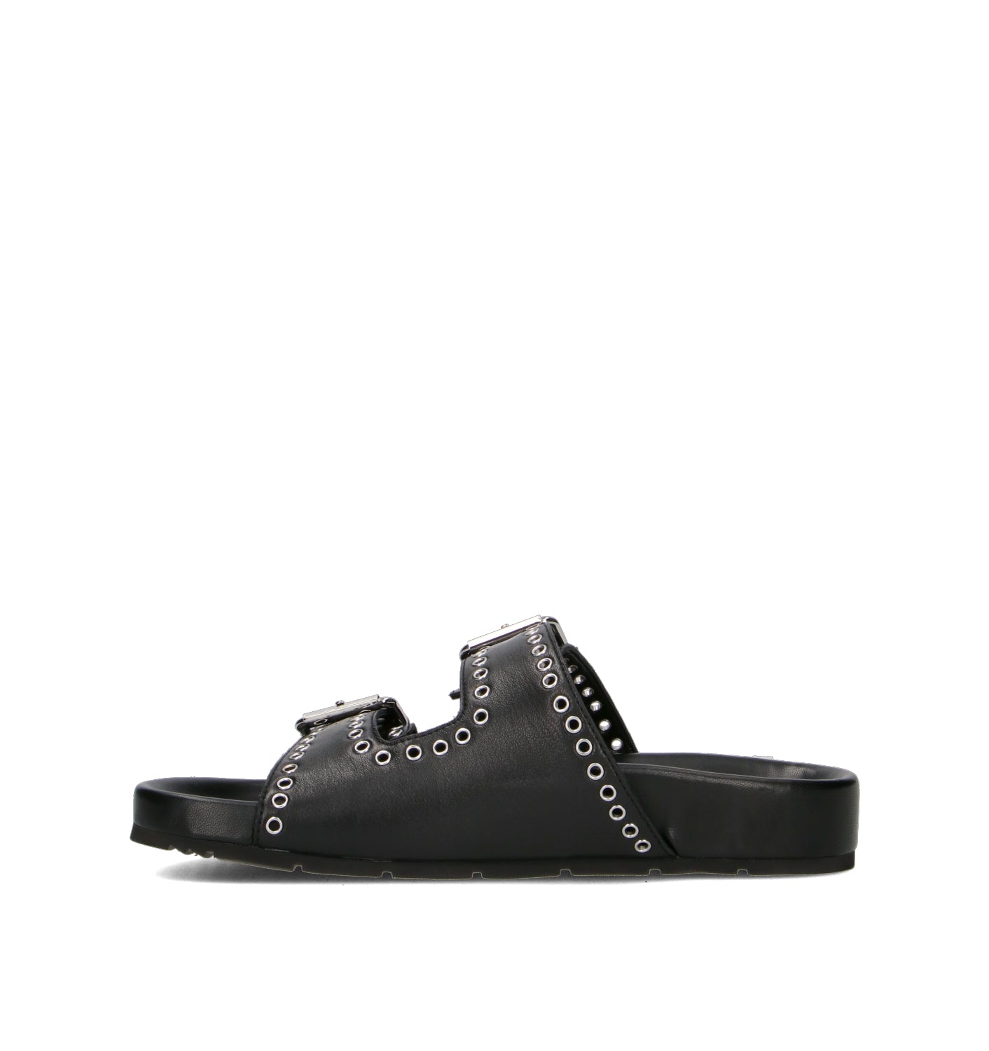 VIOLABLU' Ciabatta donna nera in pelle