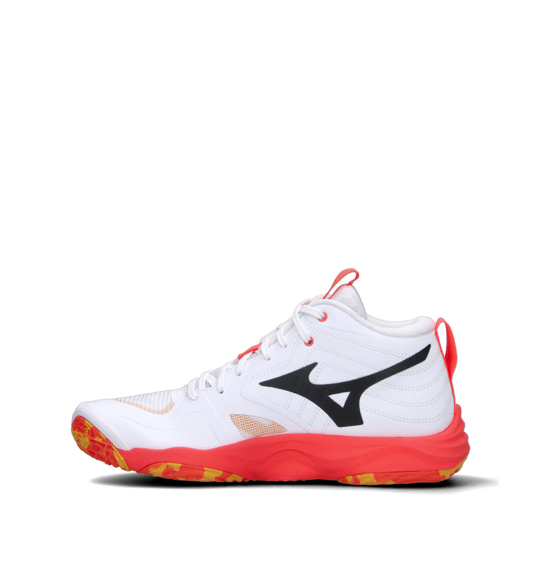 MIZUNO WAVE MOMENTUM ELITE MID Scarpa pallavolo uomo bianca