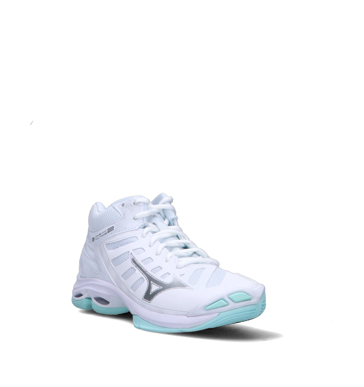 MIZUNO WAVE VOLTAGE 2 MID Scarpa pallavolo donna bianca