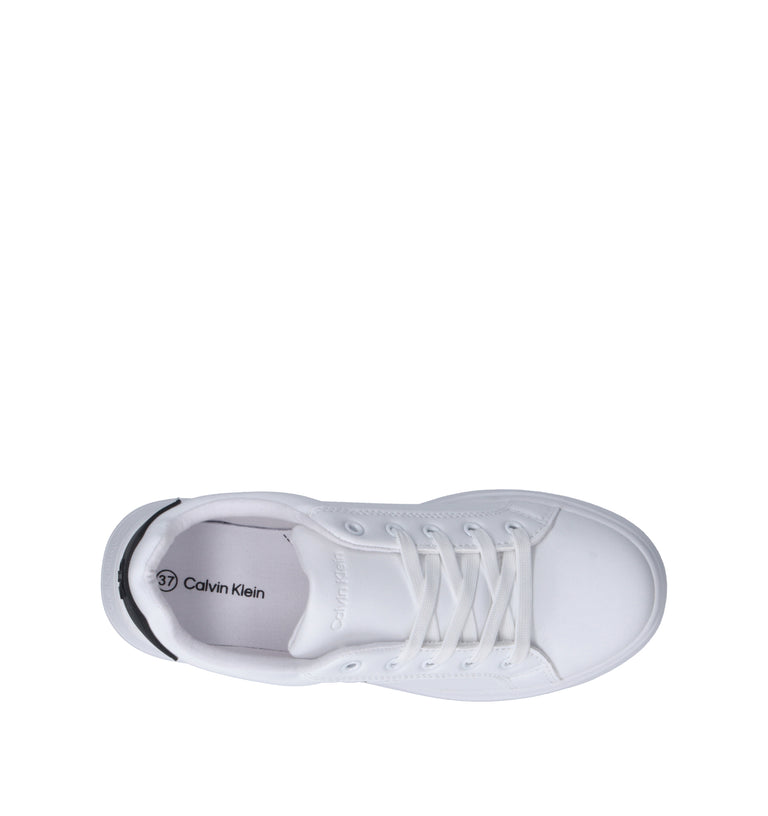 CALVIN KLEIN Sneaker ragazza bianca/nera