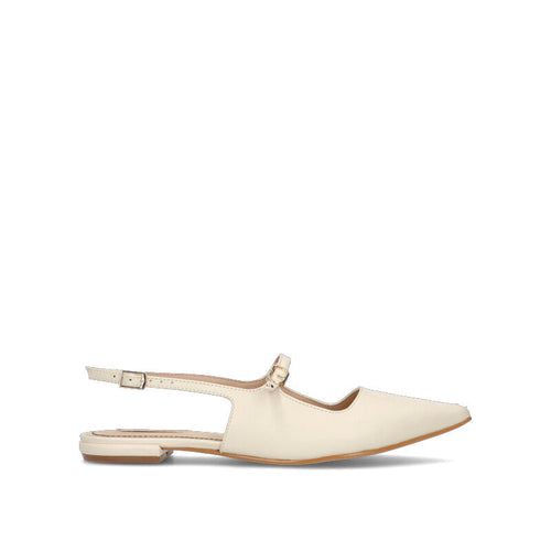 GAUDI' Slingback donna panna in pelle