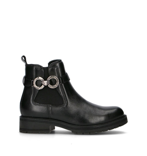 VALLEVERDE Tronchetto donna nero in pelle