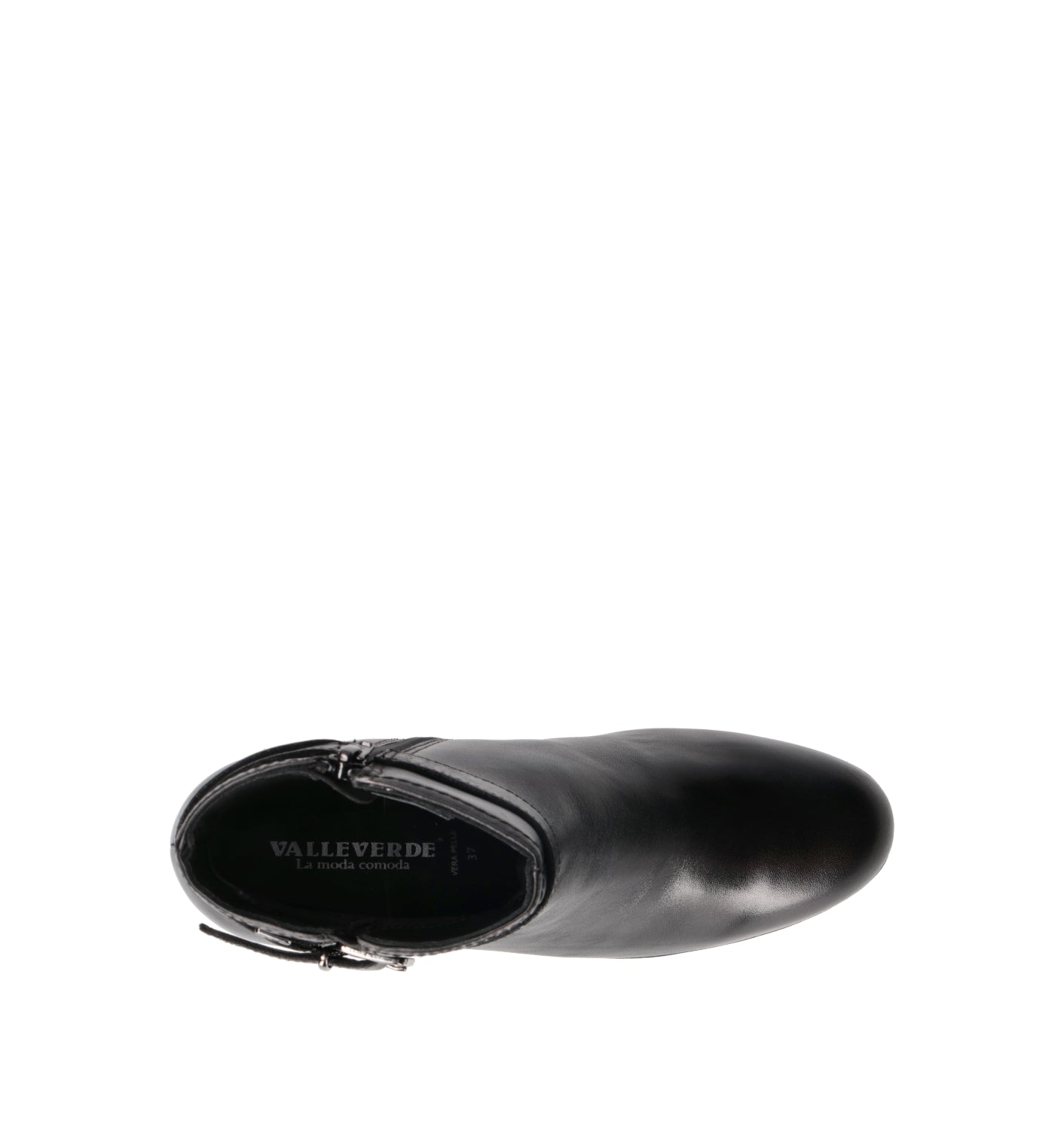 VALLEVERDE Tronchetto donna nero in pelle