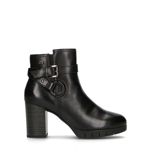 VALLEVERDE Tronchetto donna nero in pelle