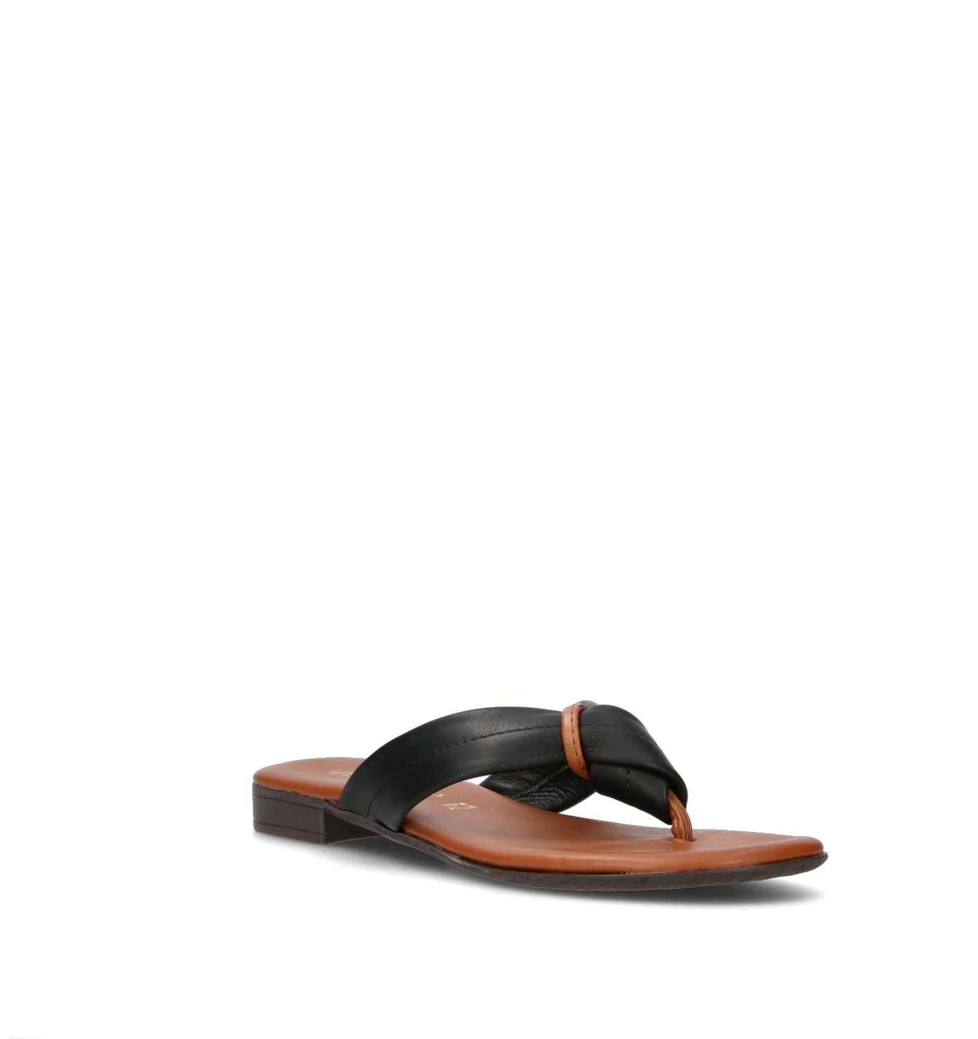 VARIOPINTO Ciabatta donna nera in pelle