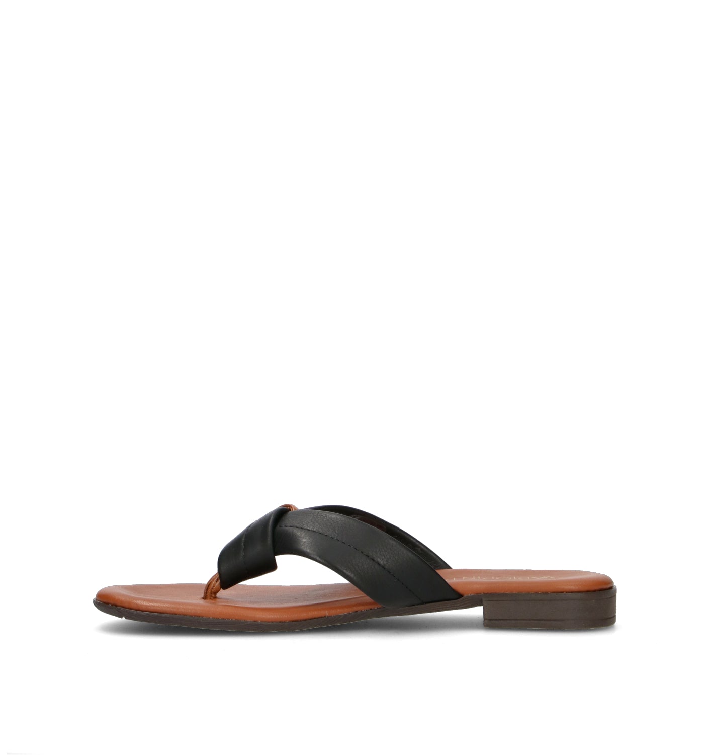 VARIOPINTO Ciabatta donna nera in pelle