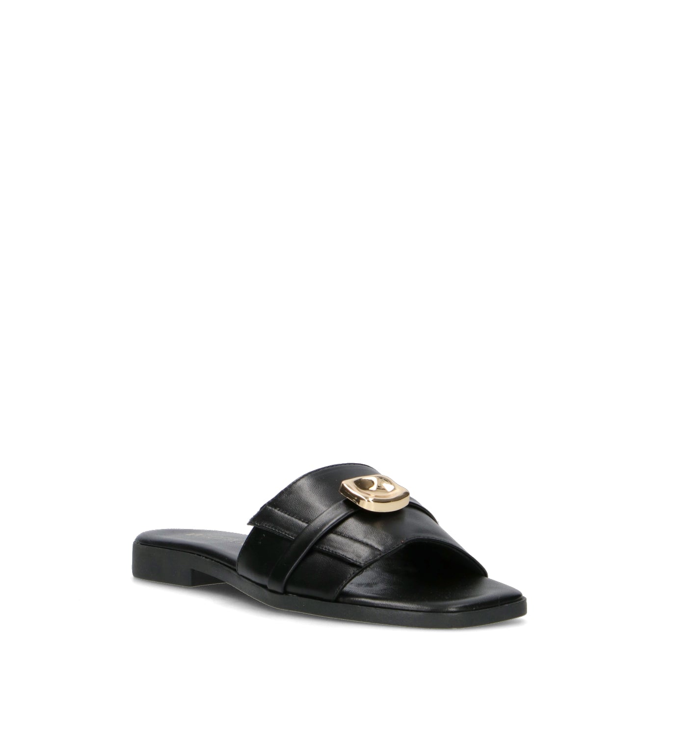 VARIOPINTO Ciabatta donna nera in pelle