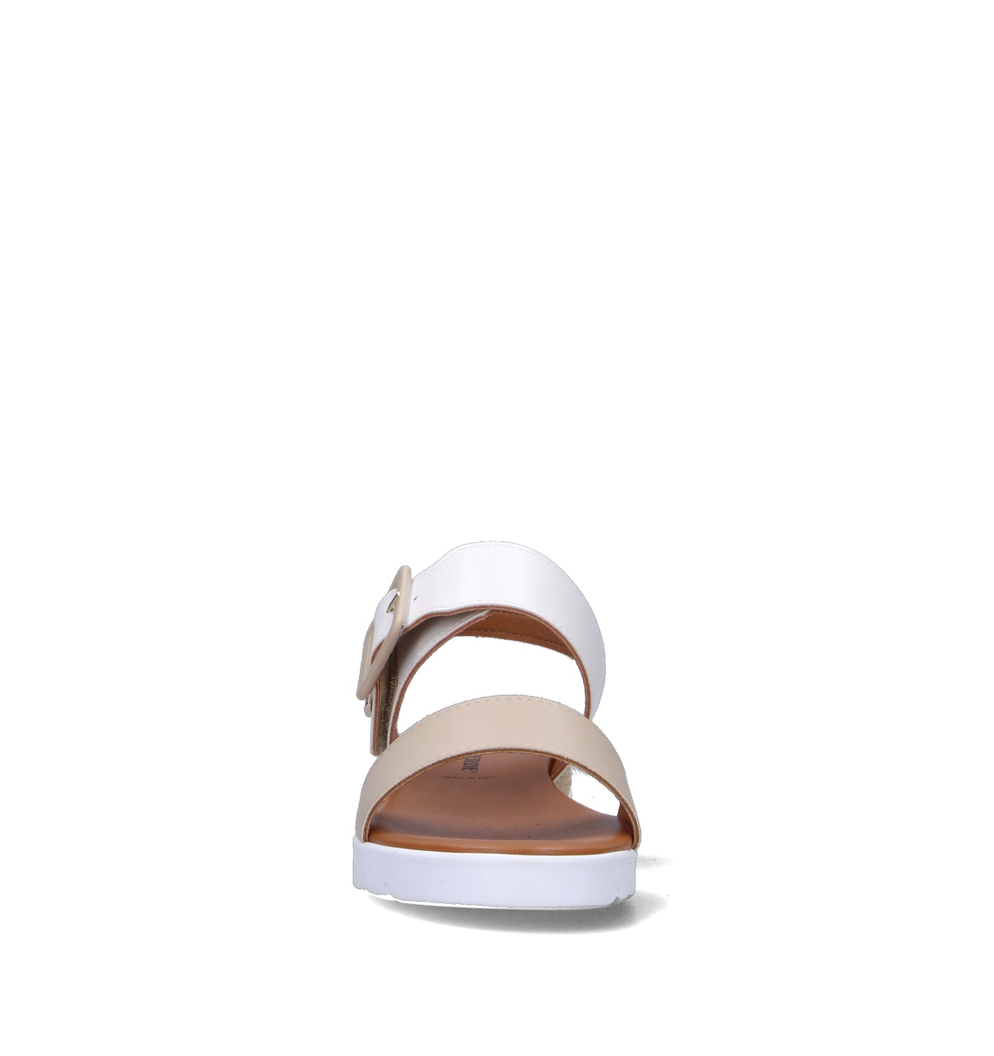 VALLEVERDE Sandalo donna beige/bianco