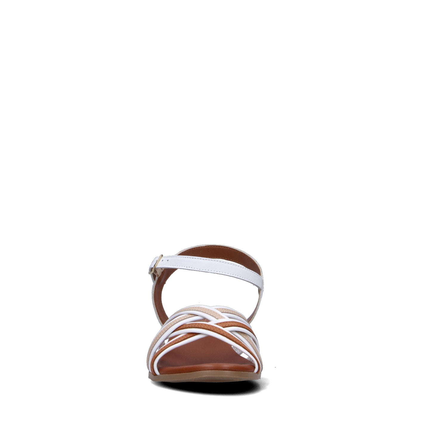 VARIOPINTO Sandalo donna bianco in pelle