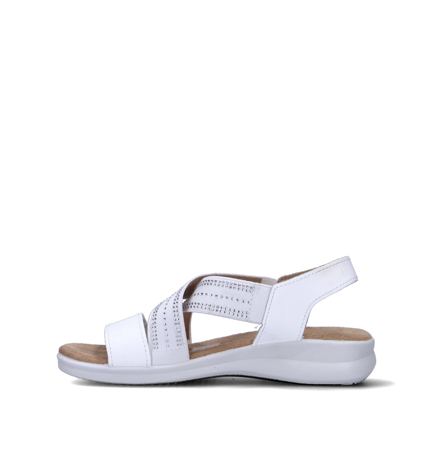 VALLEVERDE Sandalo donna bianco