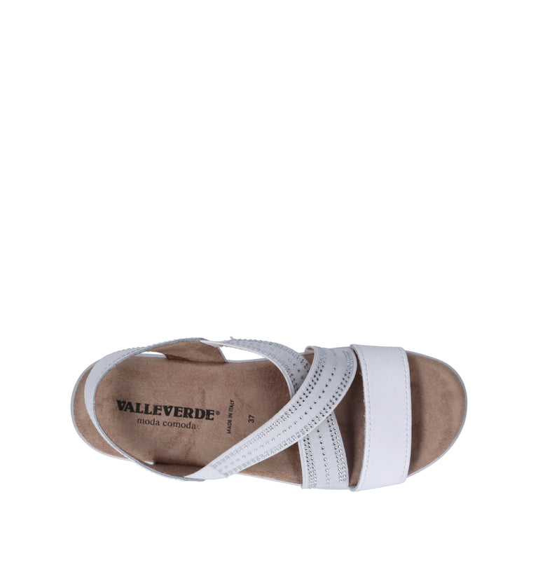VALLEVERDE Sandalo donna bianco