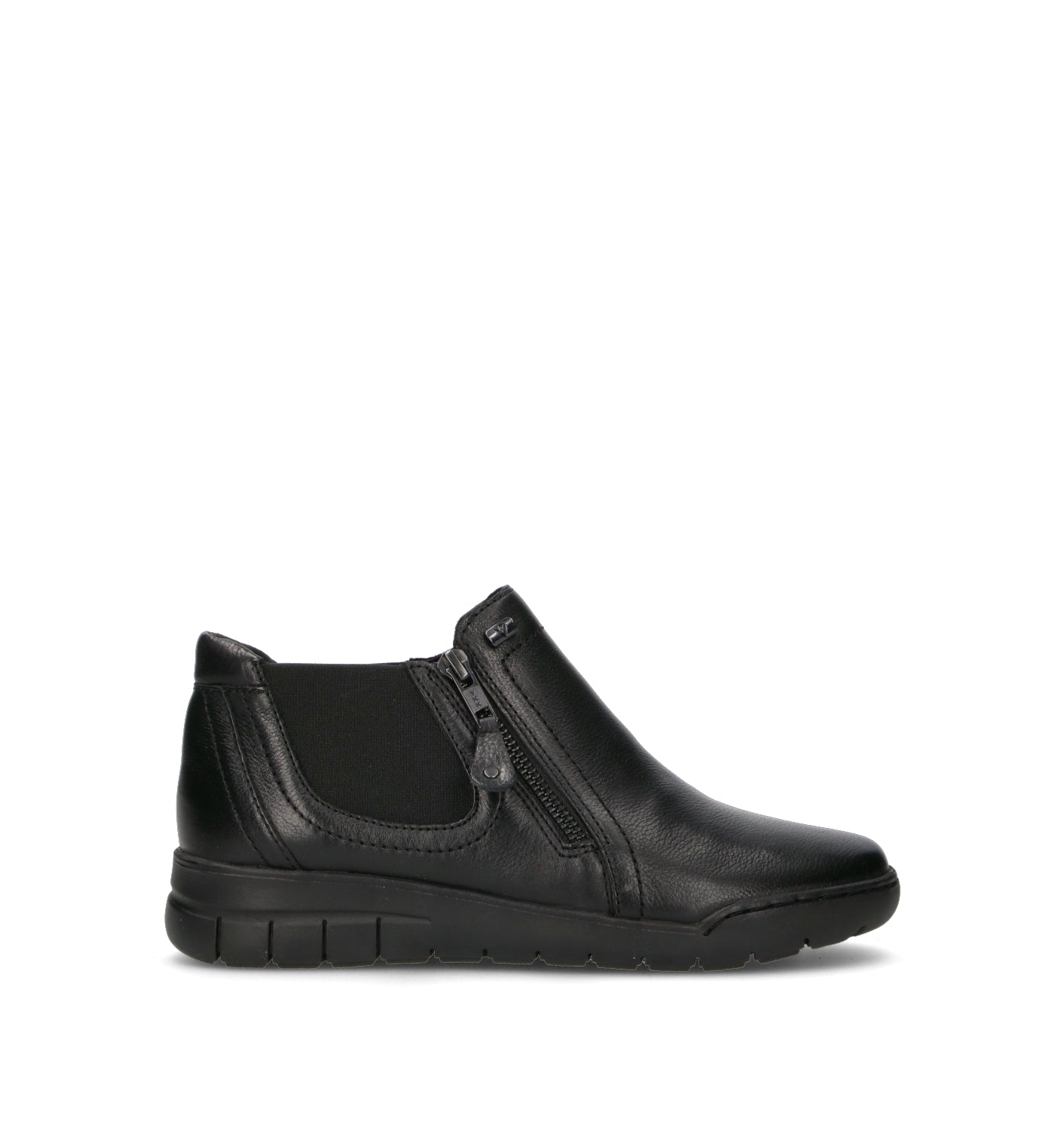 VALLEVERDE Scarpa comfort donna nera in pelle
