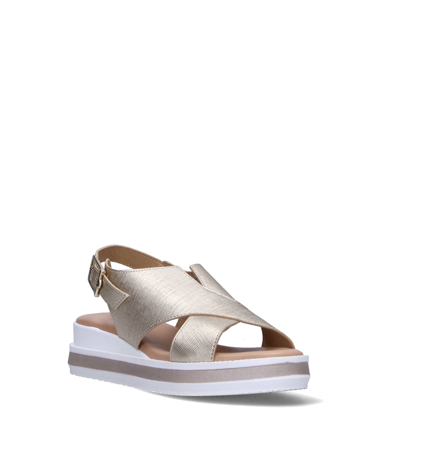 VALLEVERDE Sandalo donna platino