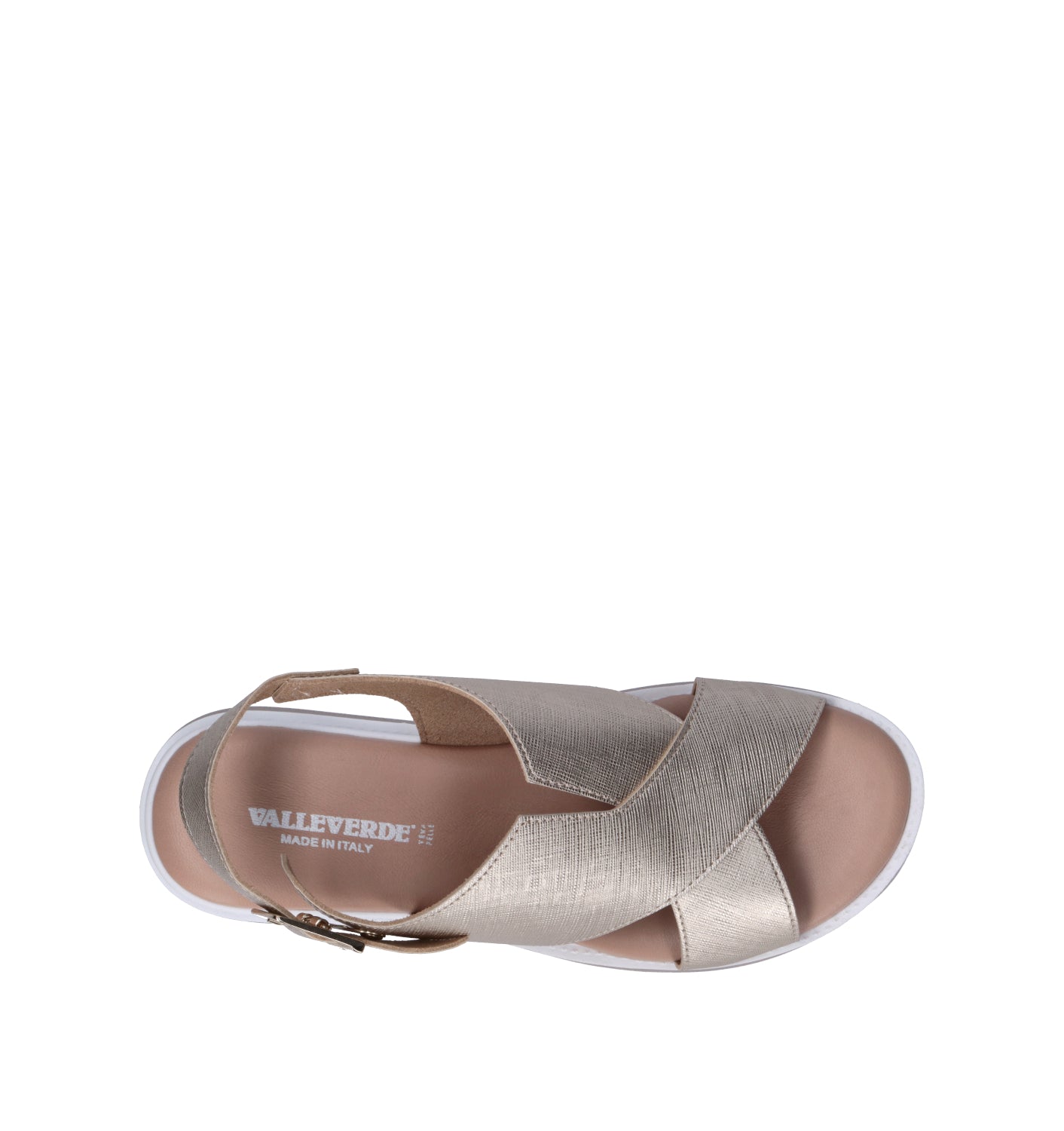 VALLEVERDE Sandalo donna platino