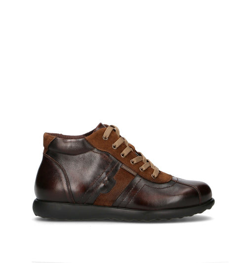 VALLEVERDE Sneaker uomo marrone in pelle