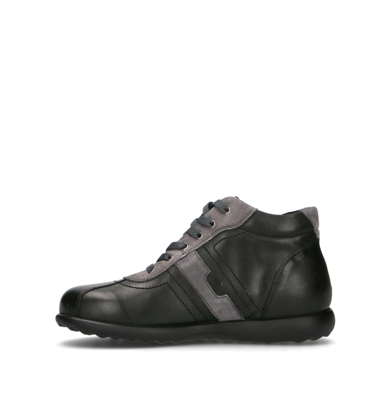 VALLEVERDE Sneaker uomo nera in pelle