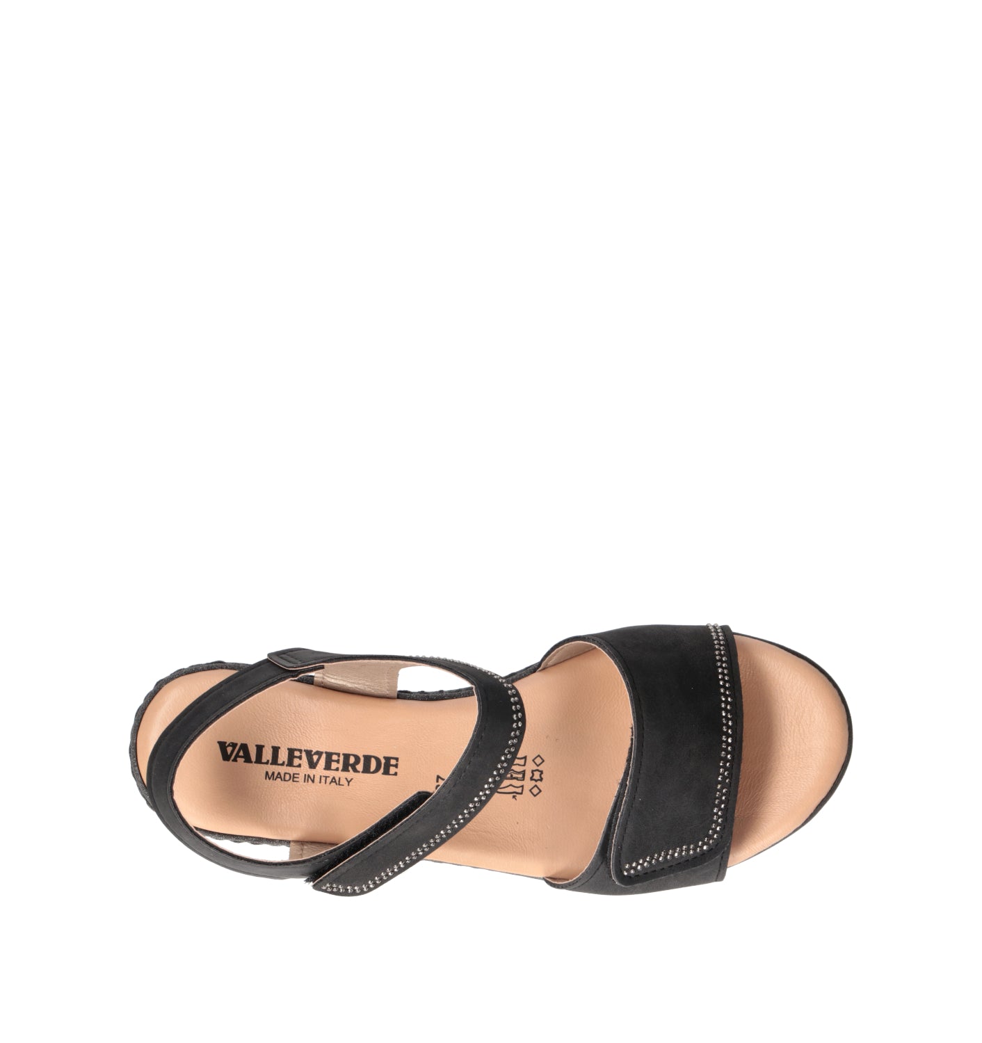 VALLEVERDE Sandalo donna nero