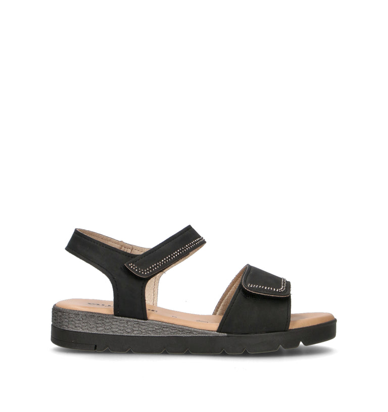 VALLEVERDE Sandalo donna nero