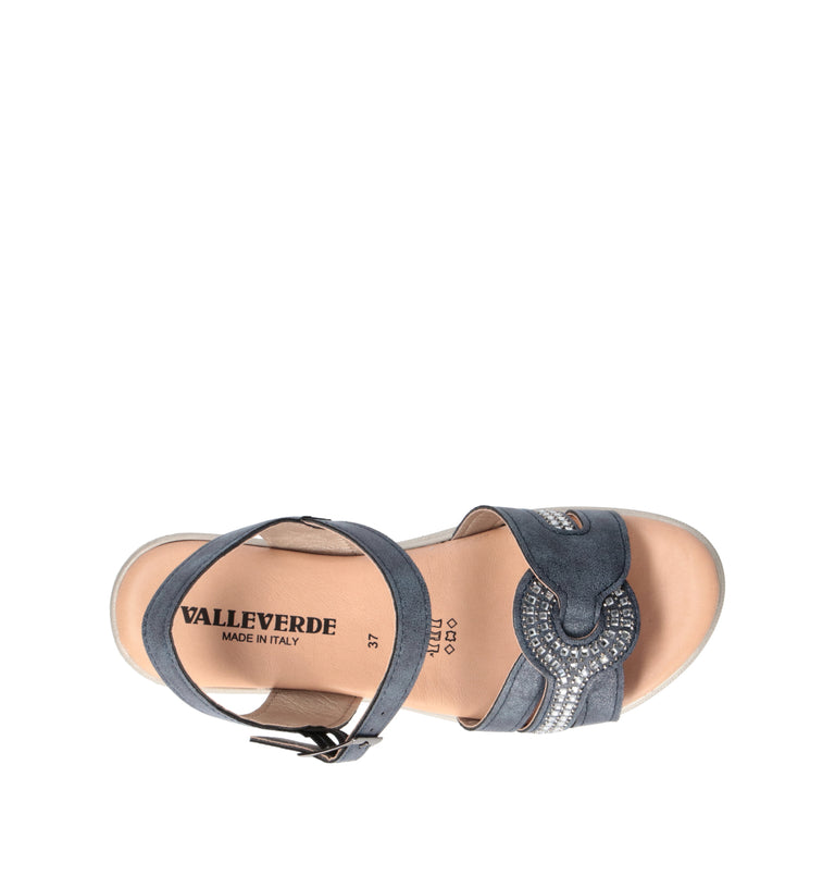 VALLEVERDE Sandalo donna blu