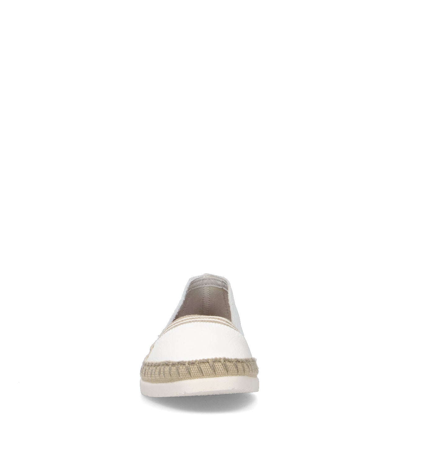 VALLEVERDE Espadrillas donna bianca in pelle