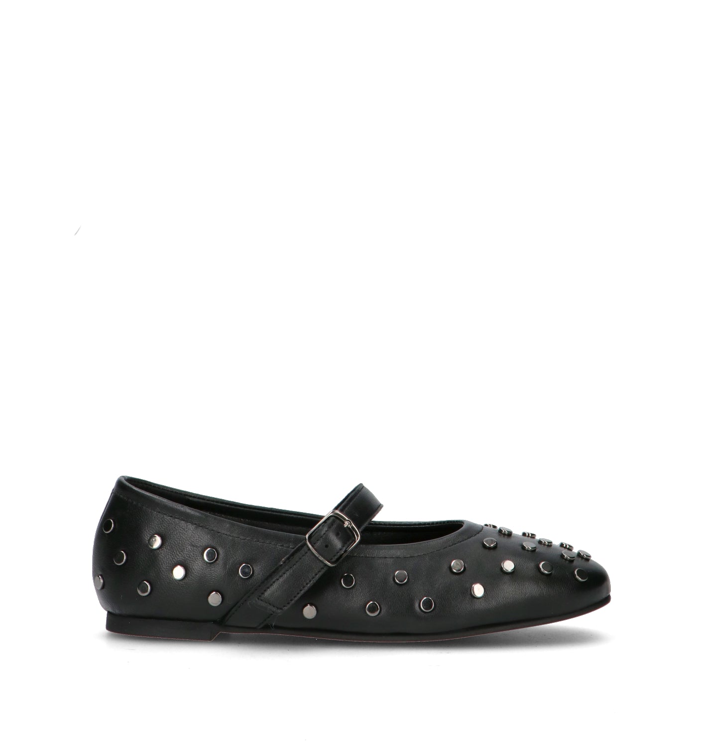 VARIOPINTO Ballerina donna nero in pelle