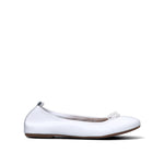 VARIOPINTO Ballerina donna bianca in pelle