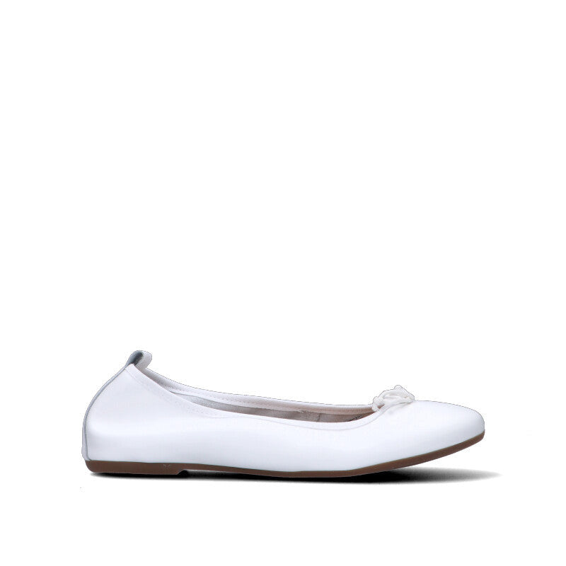 VARIOPINTO Ballerina donna bianca in pelle