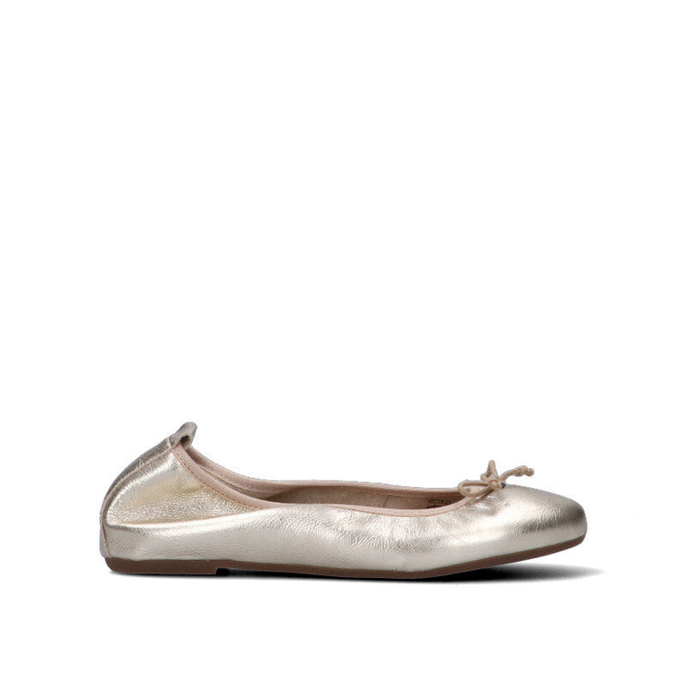 VARIOPINTO Ballerina donna platino in pelle