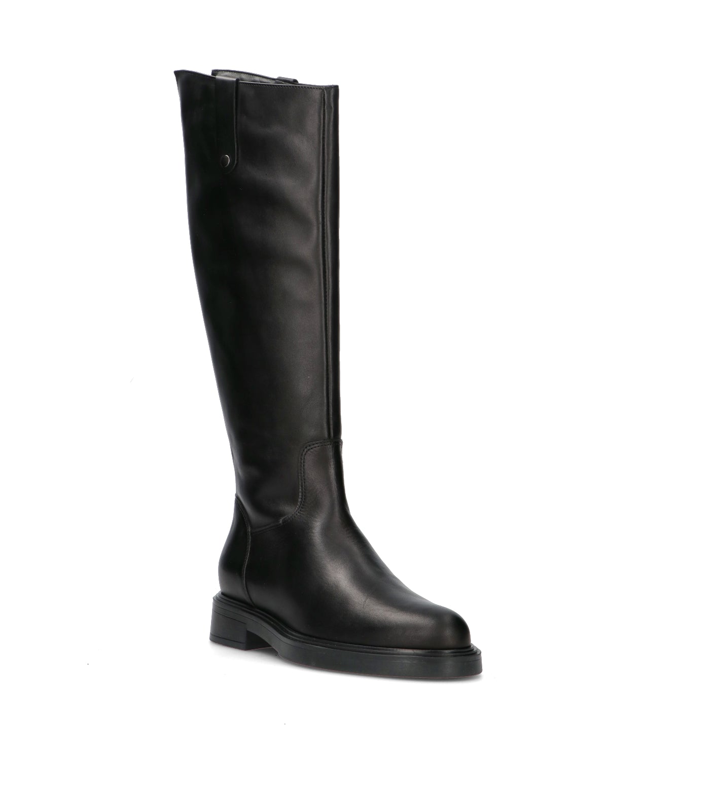 VARIOPINTO Stivale donna nero in pelle