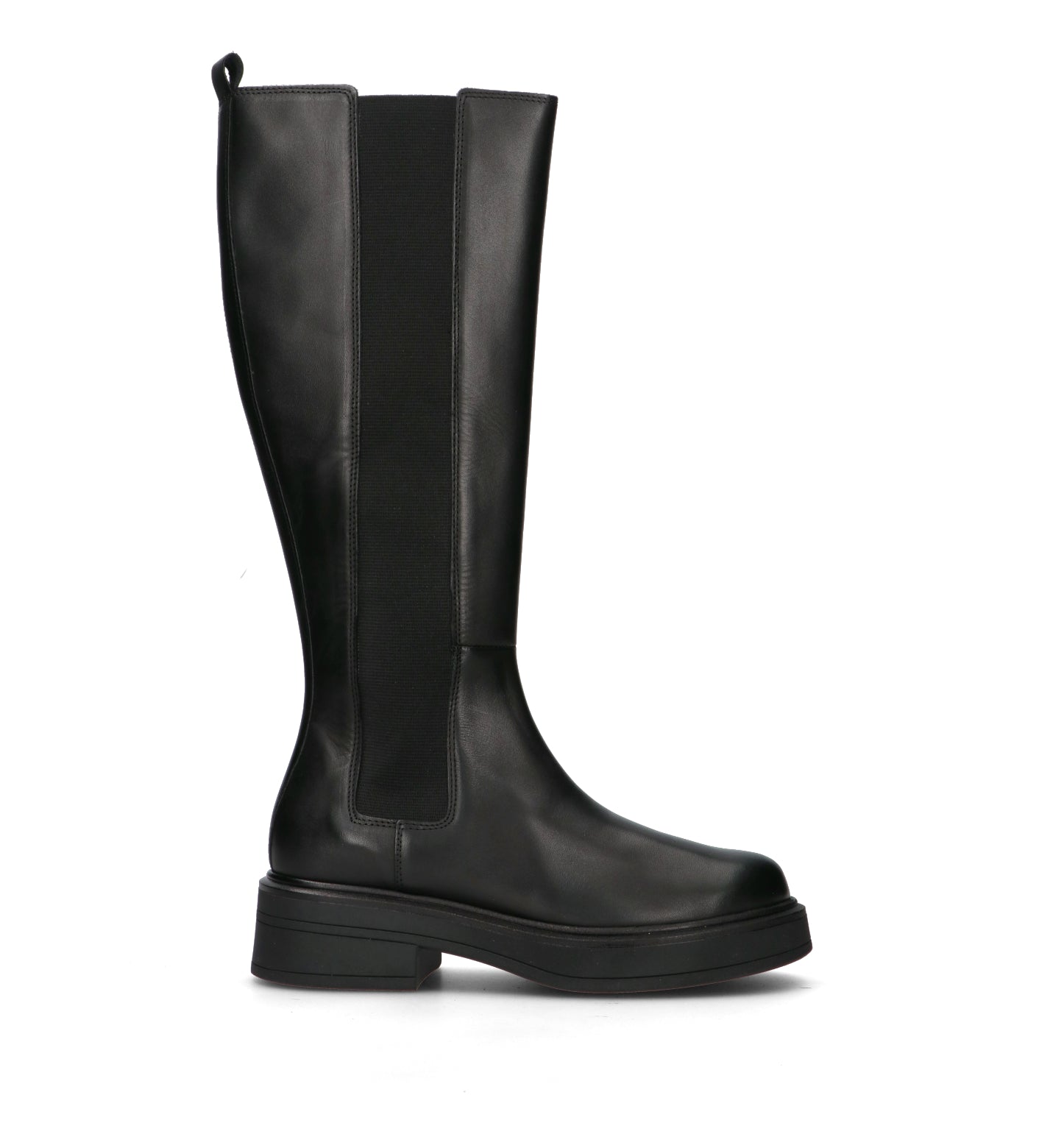 VARIOPINTO Stivale donna nero in pelle