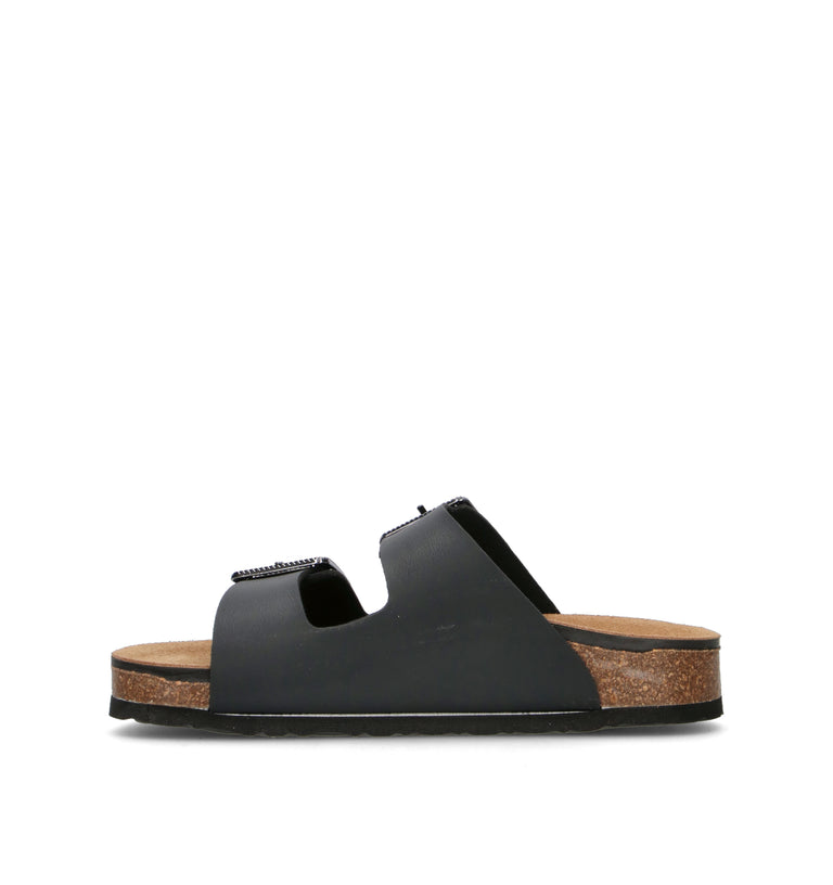 VALLEVERDE Ciabatta donna nera