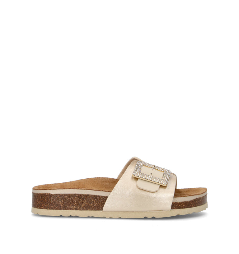 VALLEVERDE Ciabatta donna platino