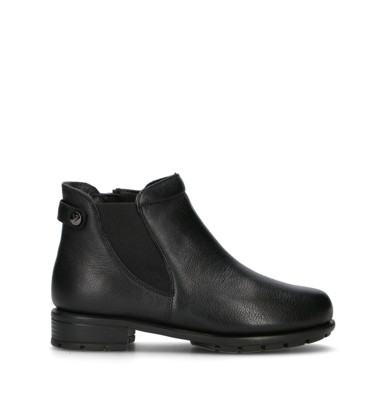 VALLEVERDE Tronchetto donna nero in pelle