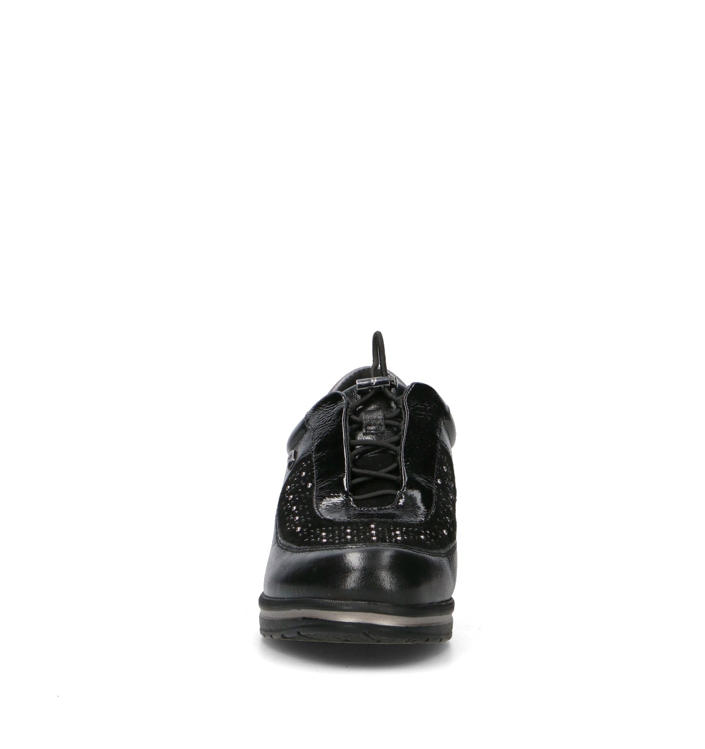 VALLEVERDE Sneakers donna nera in pelle