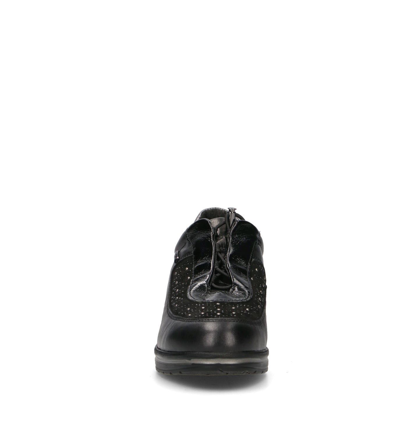VALLEVERDE Sneakers donna nera in pelle
