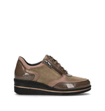 VALLEVERDE Sneakers donna marrone in pelle