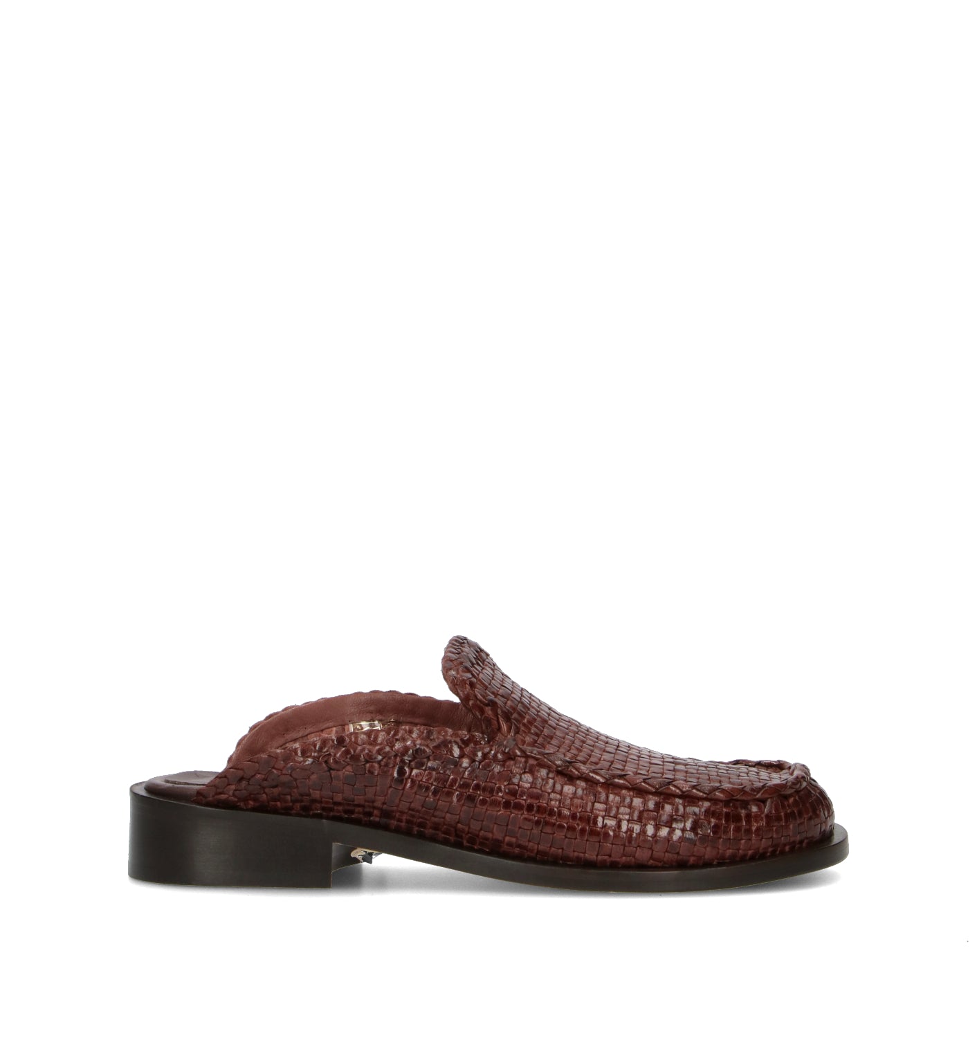 POEVE Sabot donna marrone in pelle