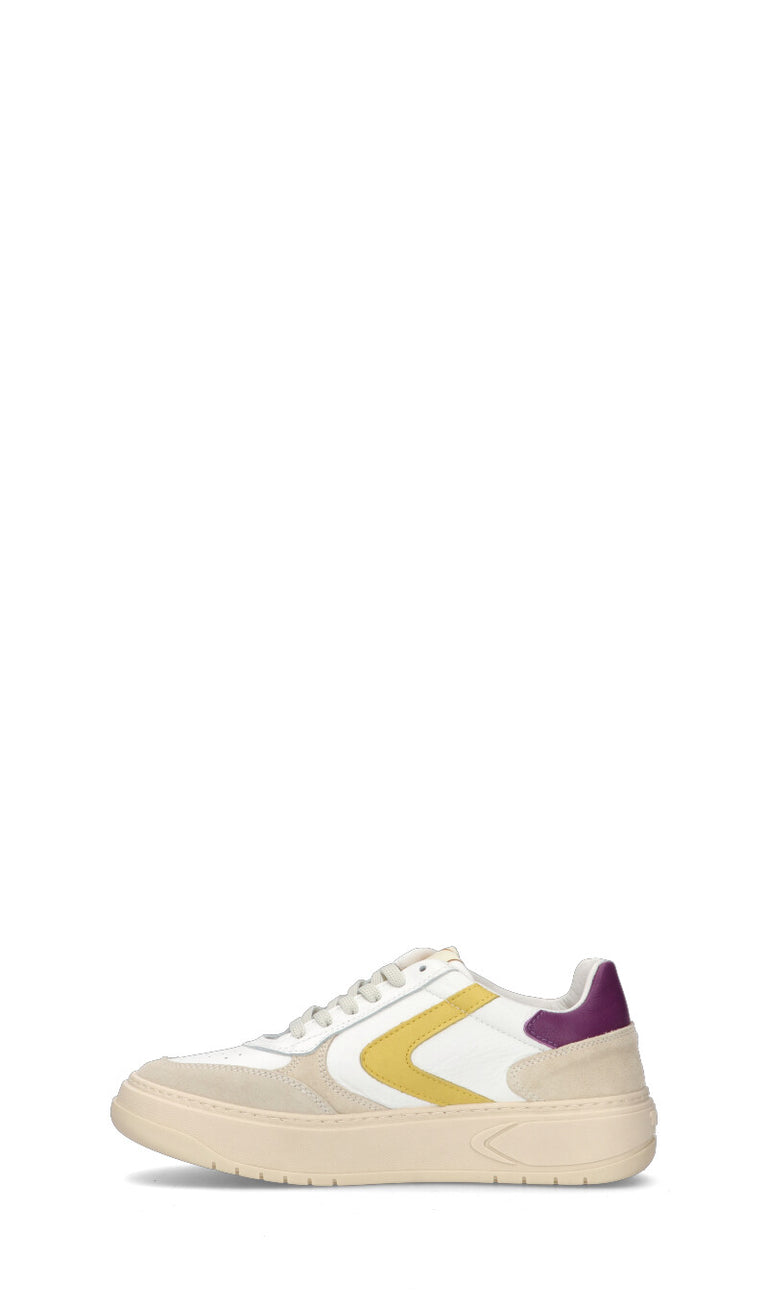 VALSPORT HYPE Sneaker donna bianca/gialla in pelle
