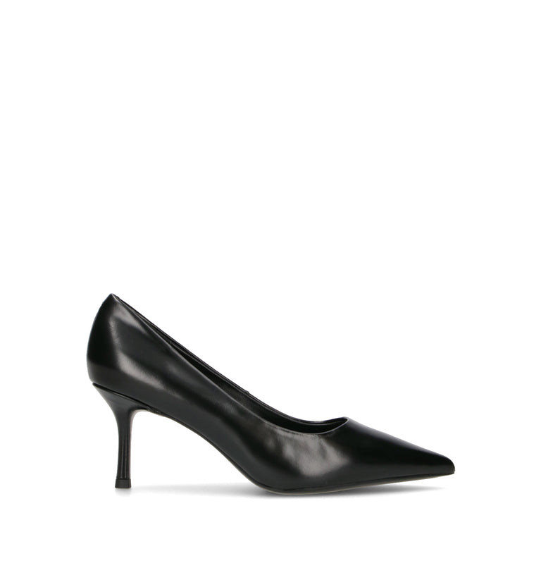 VIOLABLU' Décolleté donna nero in pelle