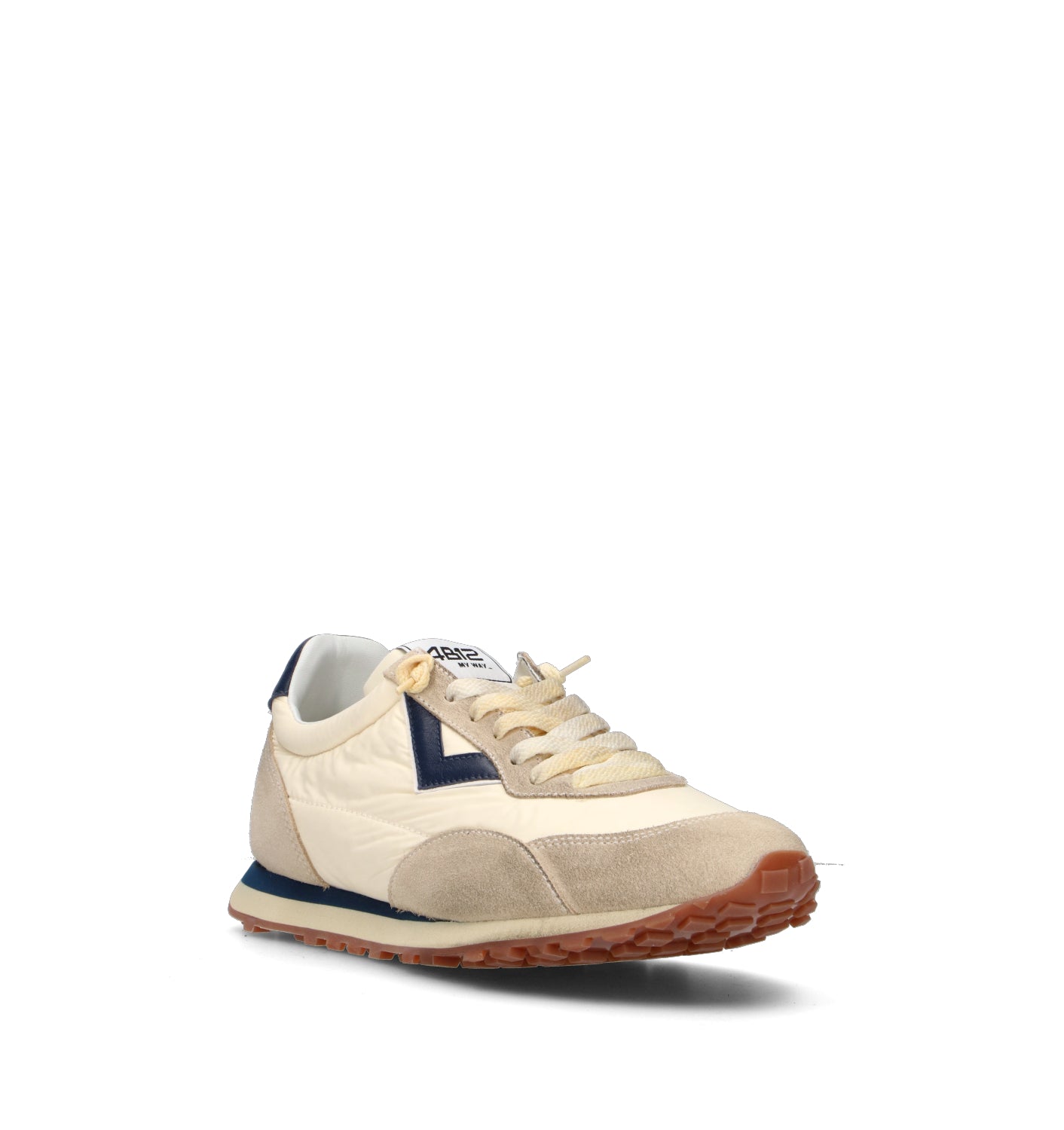 QUATTROBARRADODICI Sneaker uomo bianca/blu