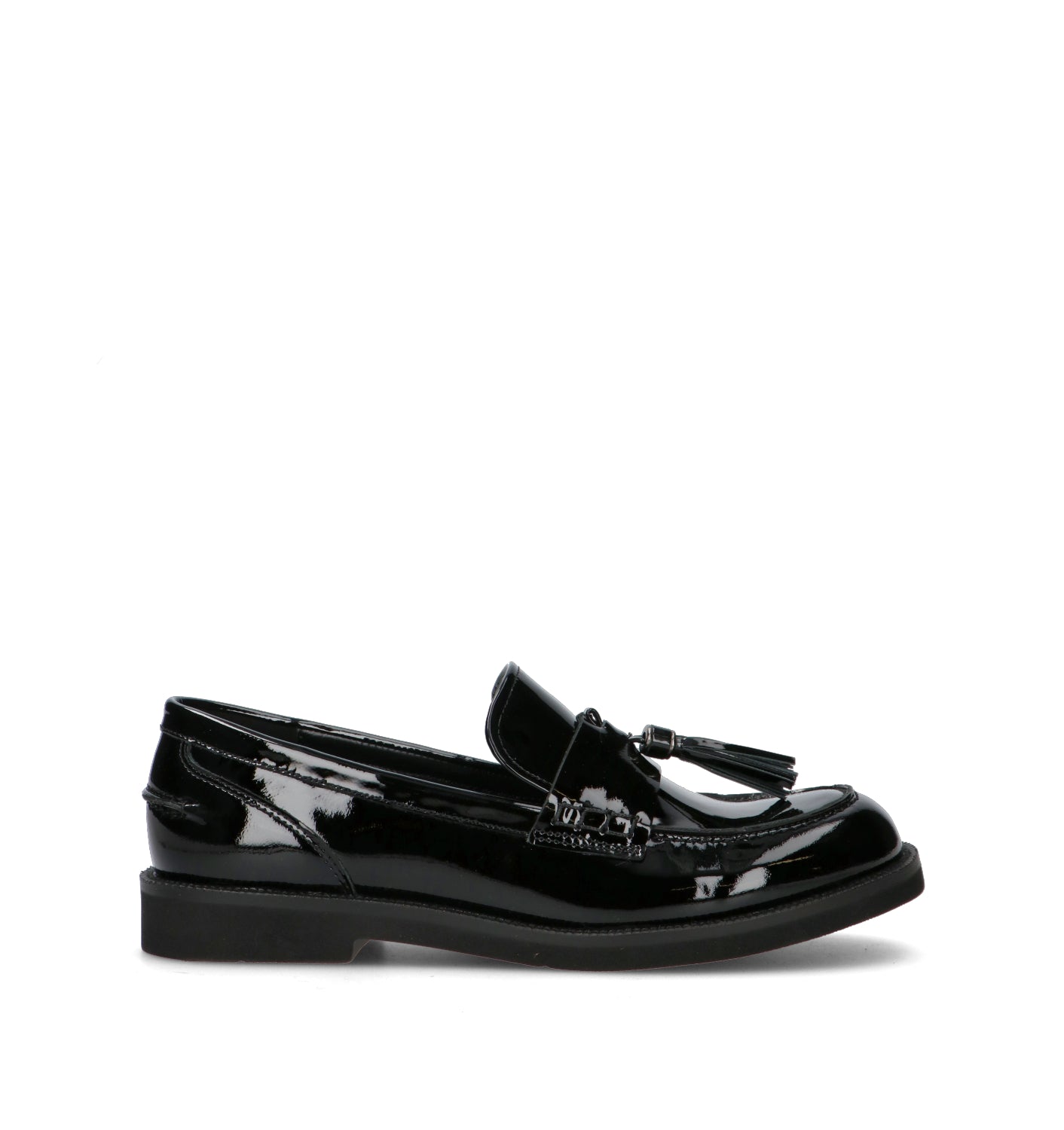 JEANNOT Mocassino donna nero in pelle