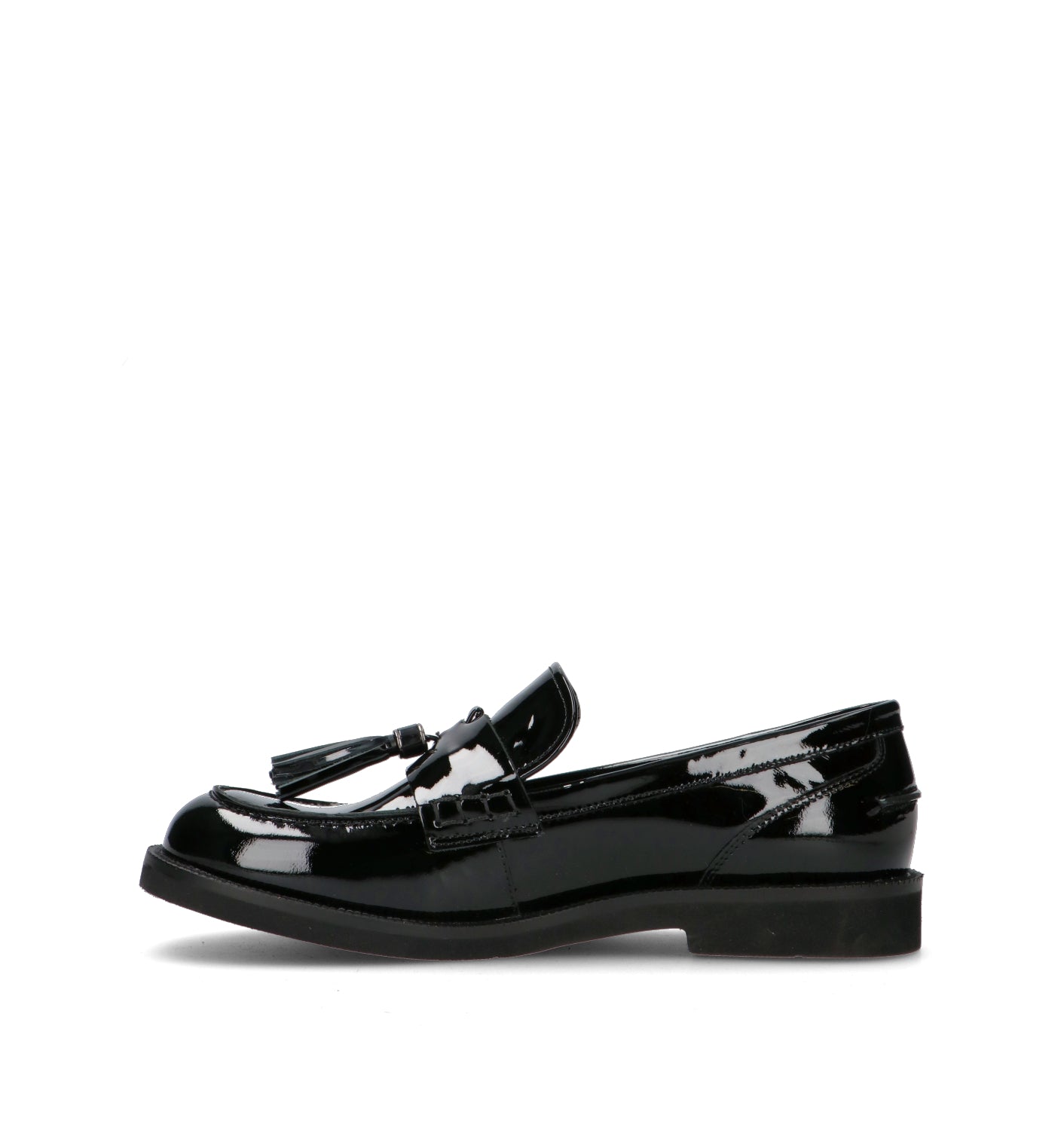 JEANNOT Mocassino donna nero in pelle