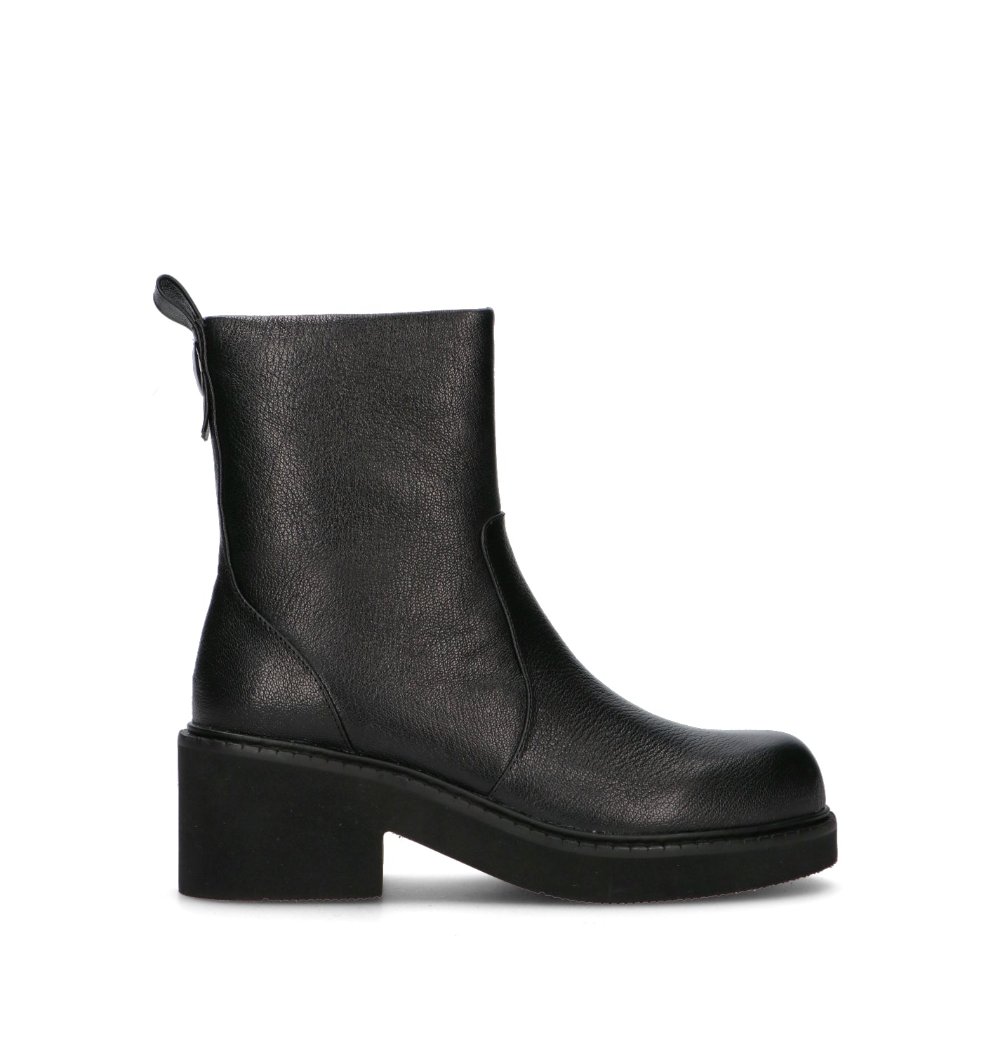 JEANNOT Tronchetto donna nero in pelle