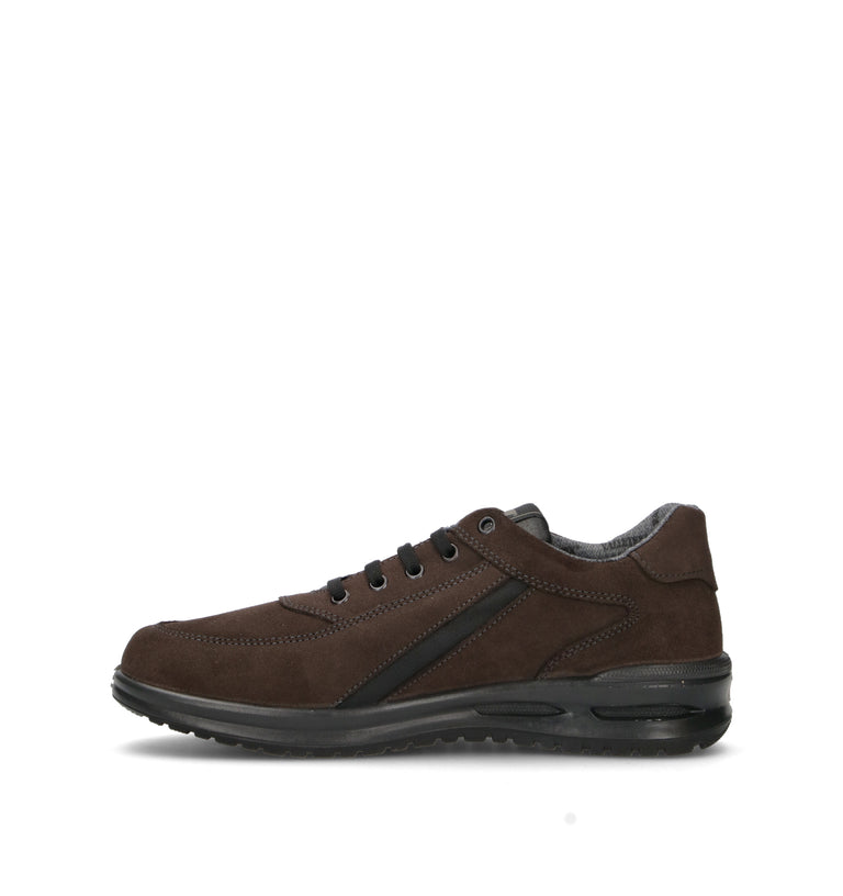 VALLEVERDE Sneaker uomo antracite in suede