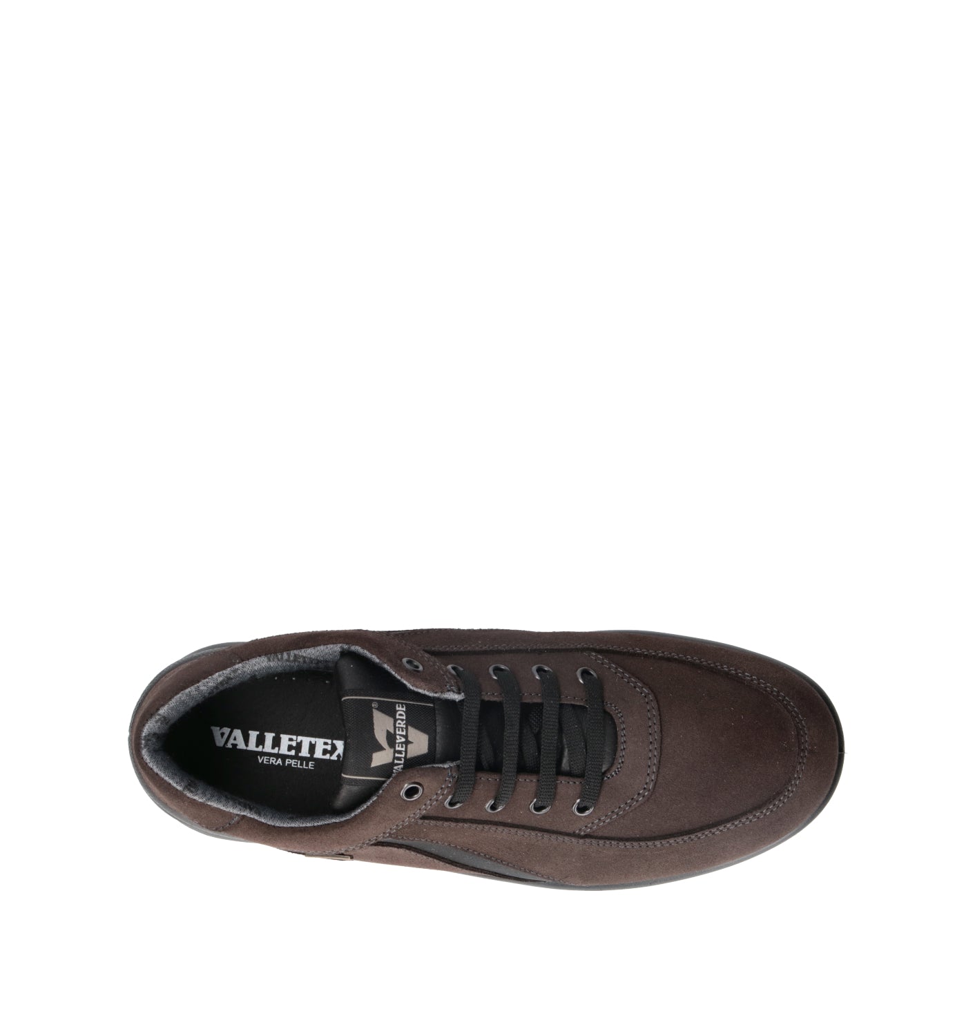VALLEVERDE Sneaker uomo antracite in suede