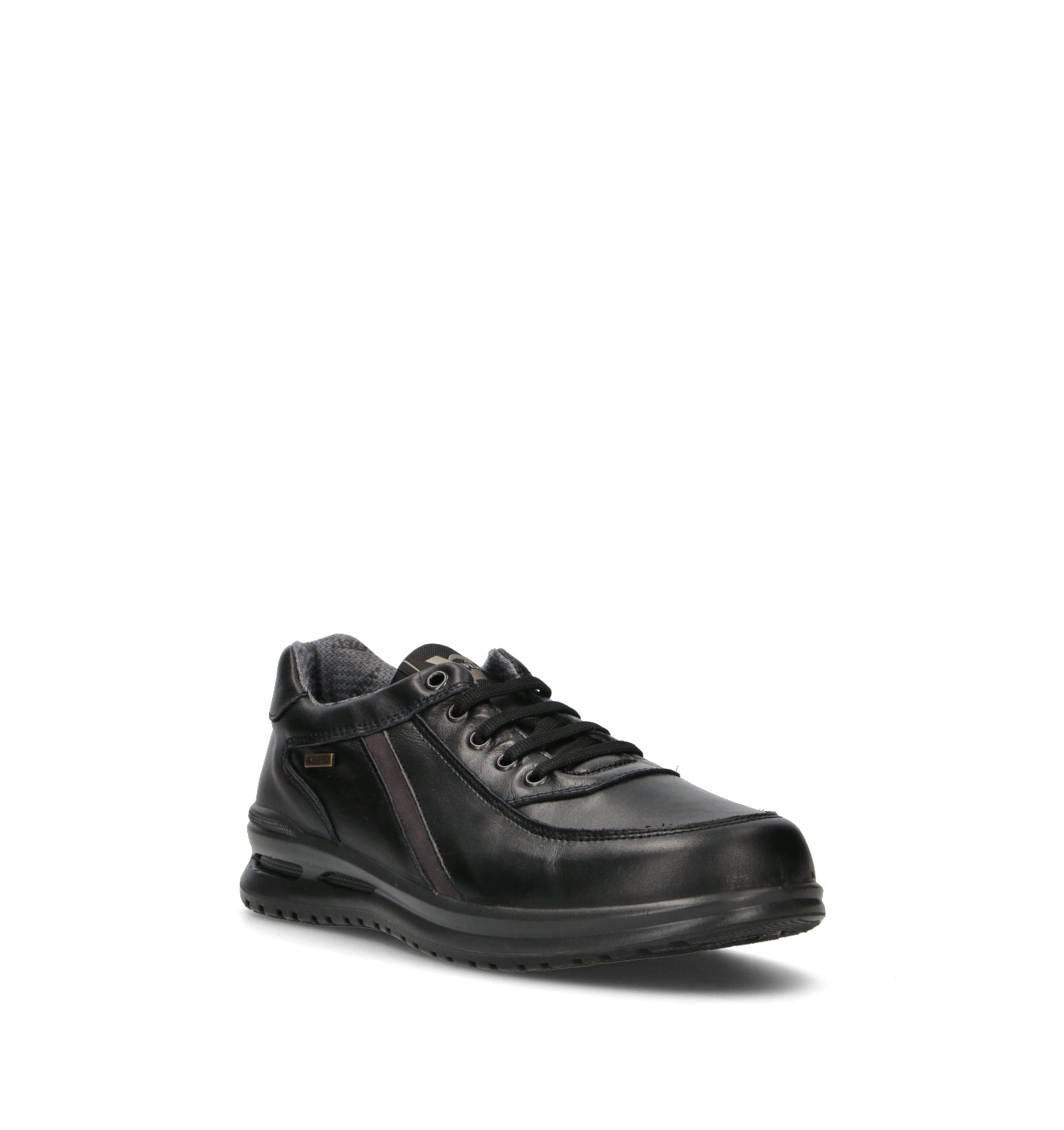 VALLEVERDE Sneaker uomo nera in pelle